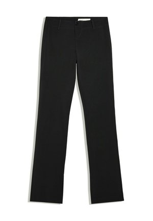 Bershka, LOW-RISE SLIM FIT - TROUSERS - Pantalon classique - black