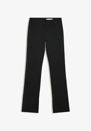 Bershka, LOW-RISE SLIM FIT - TROUSERS - Pantalon classique - black