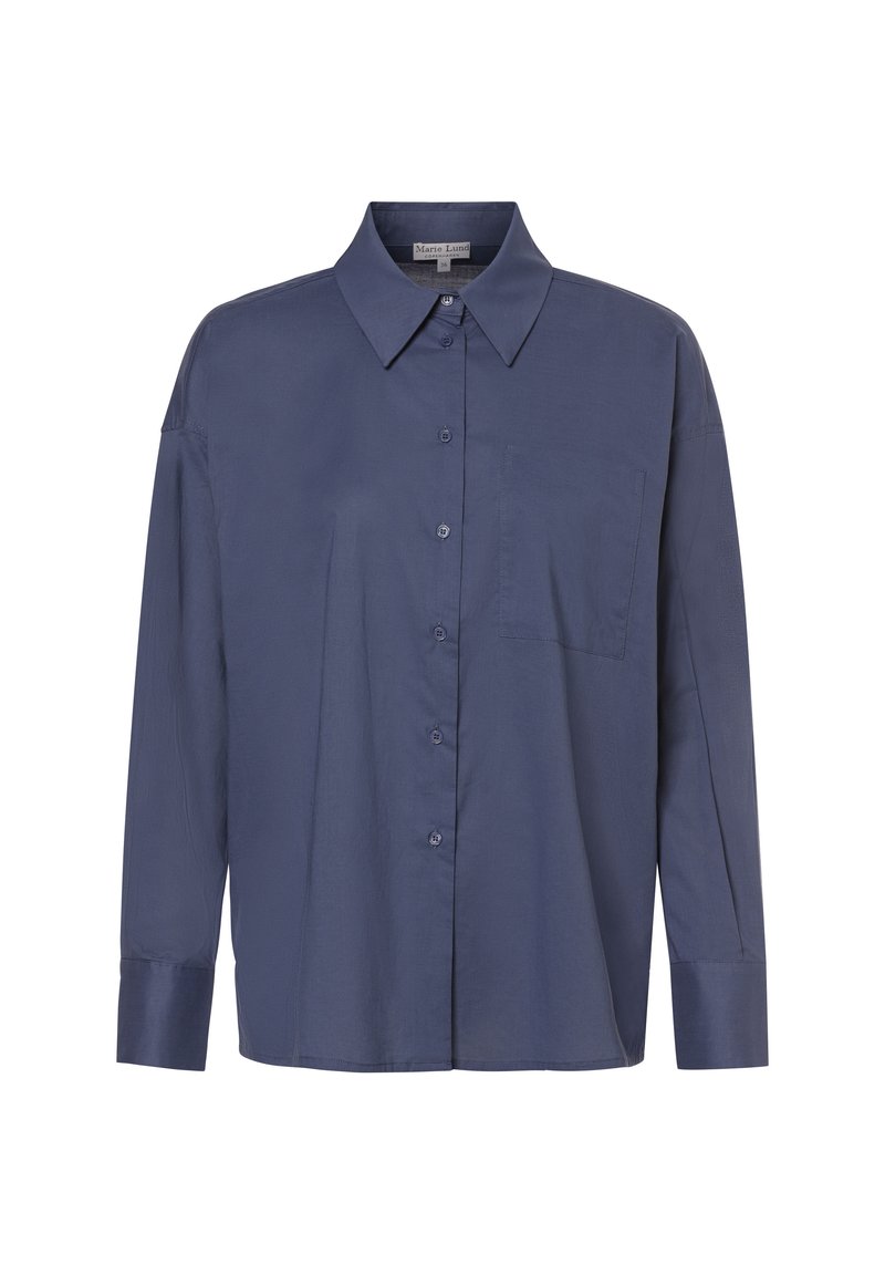 Marie Lund Button-down blouse - indigo