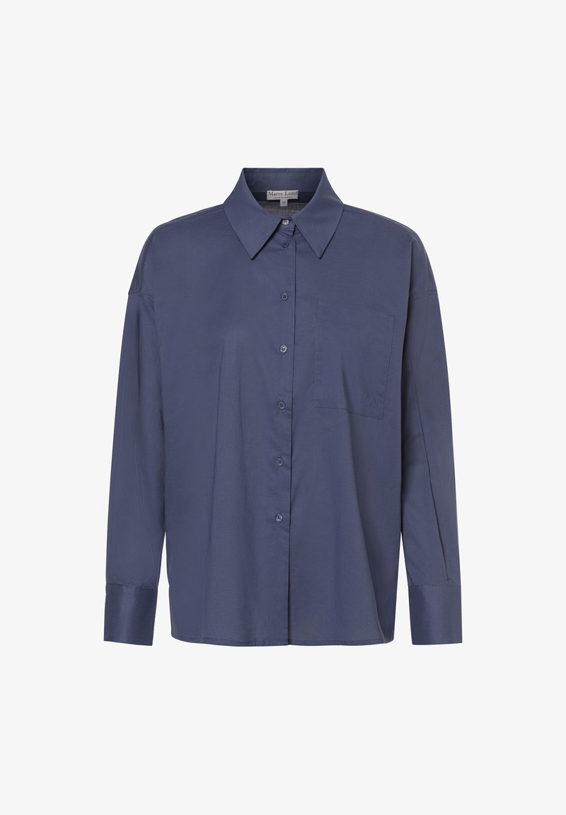 Marie Lund Button-down blouse - indigo