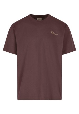 T-Shirt print - bitter chocolate