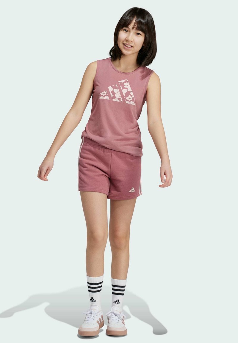 adidas Performance ESSENTIALS 3-STRIPES - Sports shorts - preloved crimson sandy pink