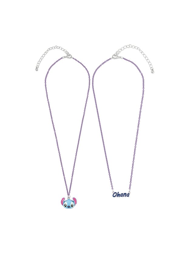 DISNEY LILO & STITCH BLUE OHANA STITCH DOUBLE LAYERED - Halskette - purple