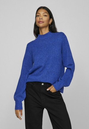 VILA BALLONÄRMEL - Maglione - mazarine blue