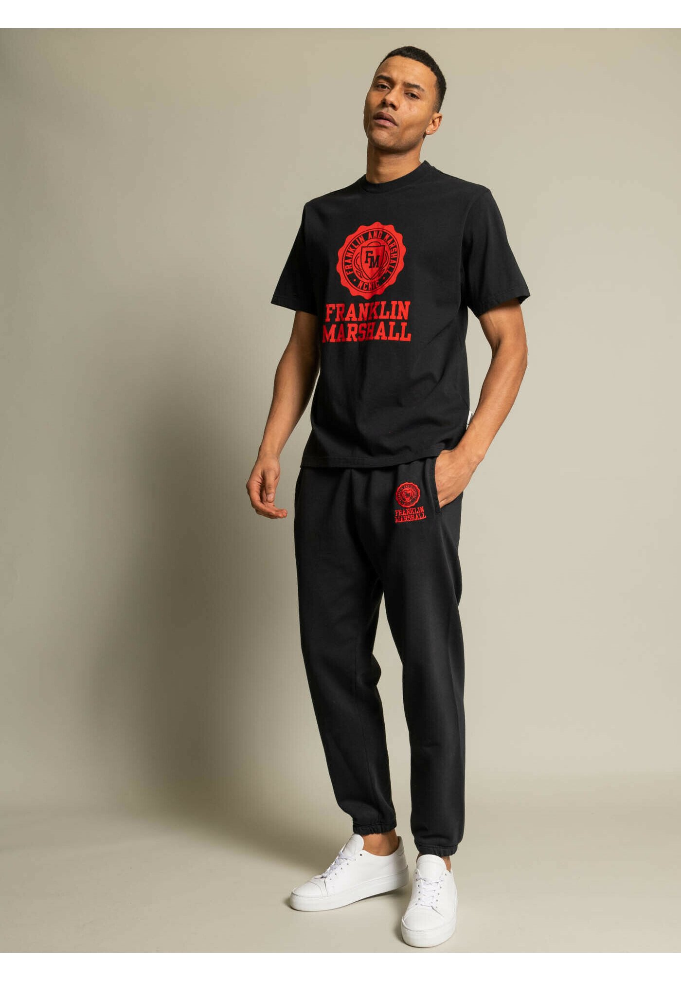 Franklin \u0026 Marshall Pantaloni sportivi - schwarz/nero - Zalando.it