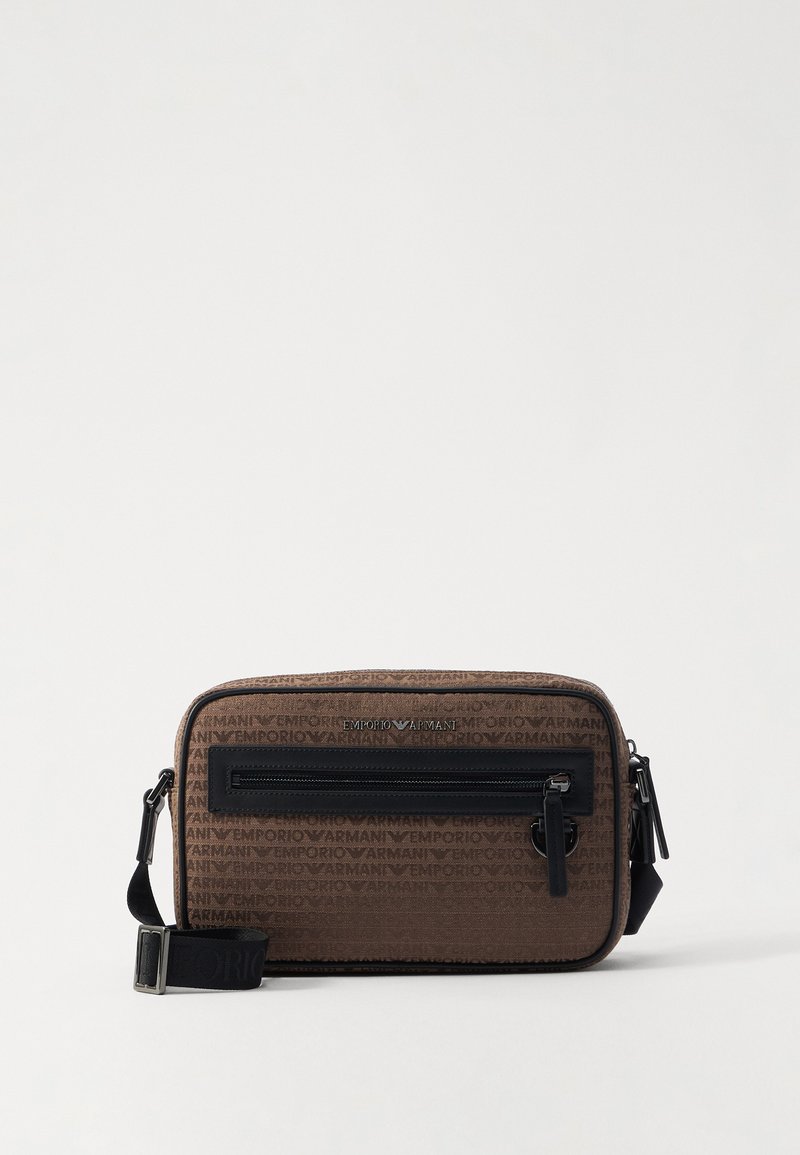 Emporio Armani - UNISEX - Cross body bag - chocolate chip, Enlarge