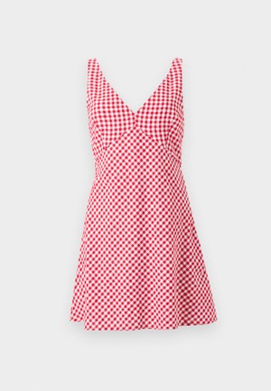 Abercrombie & Fitch SHORT DRESS - Kasdienė suknelė - light red