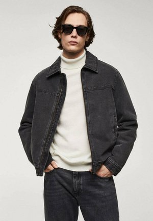 Mango PAUL - Denimová bunda - black denim