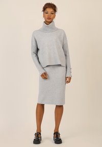 Apart OVERSIZED - Strickpullover - graumeliert