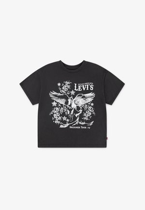 Levi's® RETRO TEE - T-shirt con stampa - jet black