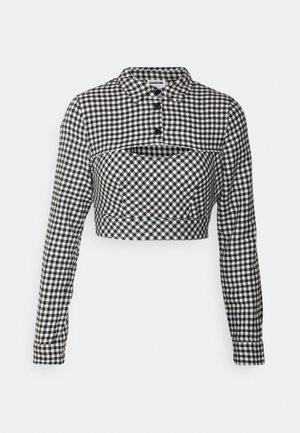 Noisy May Petite NMERIK OVERLAY - Blouse - black