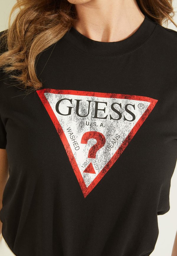 CLASSIC LOGO TEE - Print T-shirt - schwarz2