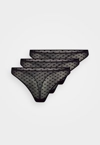 3 PACK - String - black