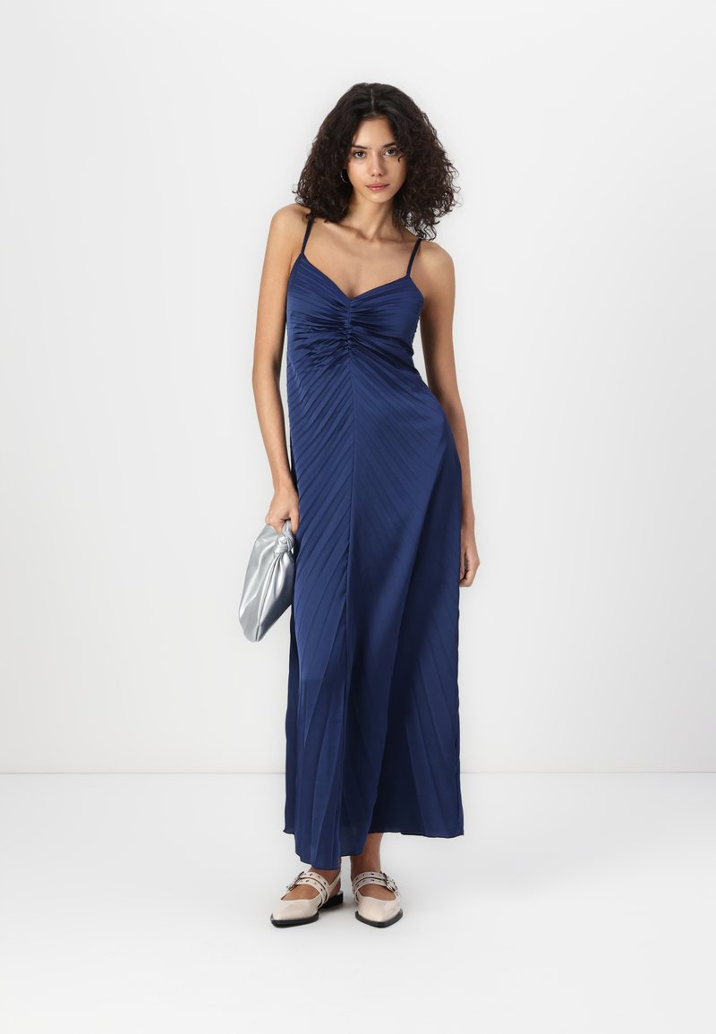 blue cotton dress Light Blue Midi Beach Dress main image 0