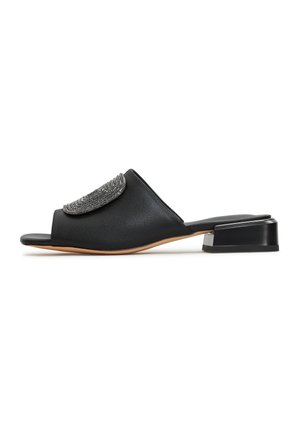 Pantolette flach - black