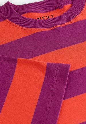 Next RELAXED FIT CREW NECK - Majica kratkih rukava s printom - orange purple
