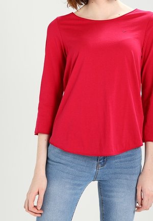 Top s dlouhým rukávem - red