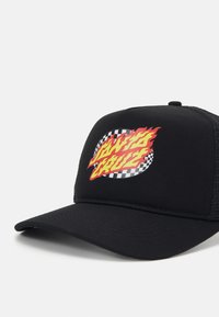 Santa Cruz OVAL CHECK FLAME UNISEX - Nokkmüts - black