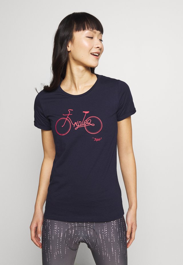 T-Shirt print - peacoat