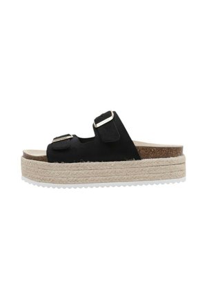PALMARO - Sandalias planas - black