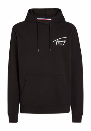 Tommy Jeans ENTRY GRAPHIC HOODIE UNISEX - Jersey con capucha - black