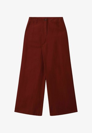 Sissy-Boy, SISSY-BOY WEITE HIGH WAIST HOSE - DUNKELROT - Trousers - d rood