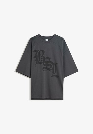 SHORT SLEEVE - Nyomott mintás póló - dark grey