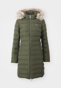 ESSENTIAL HOODED  - Dunfrakker - fatigue green