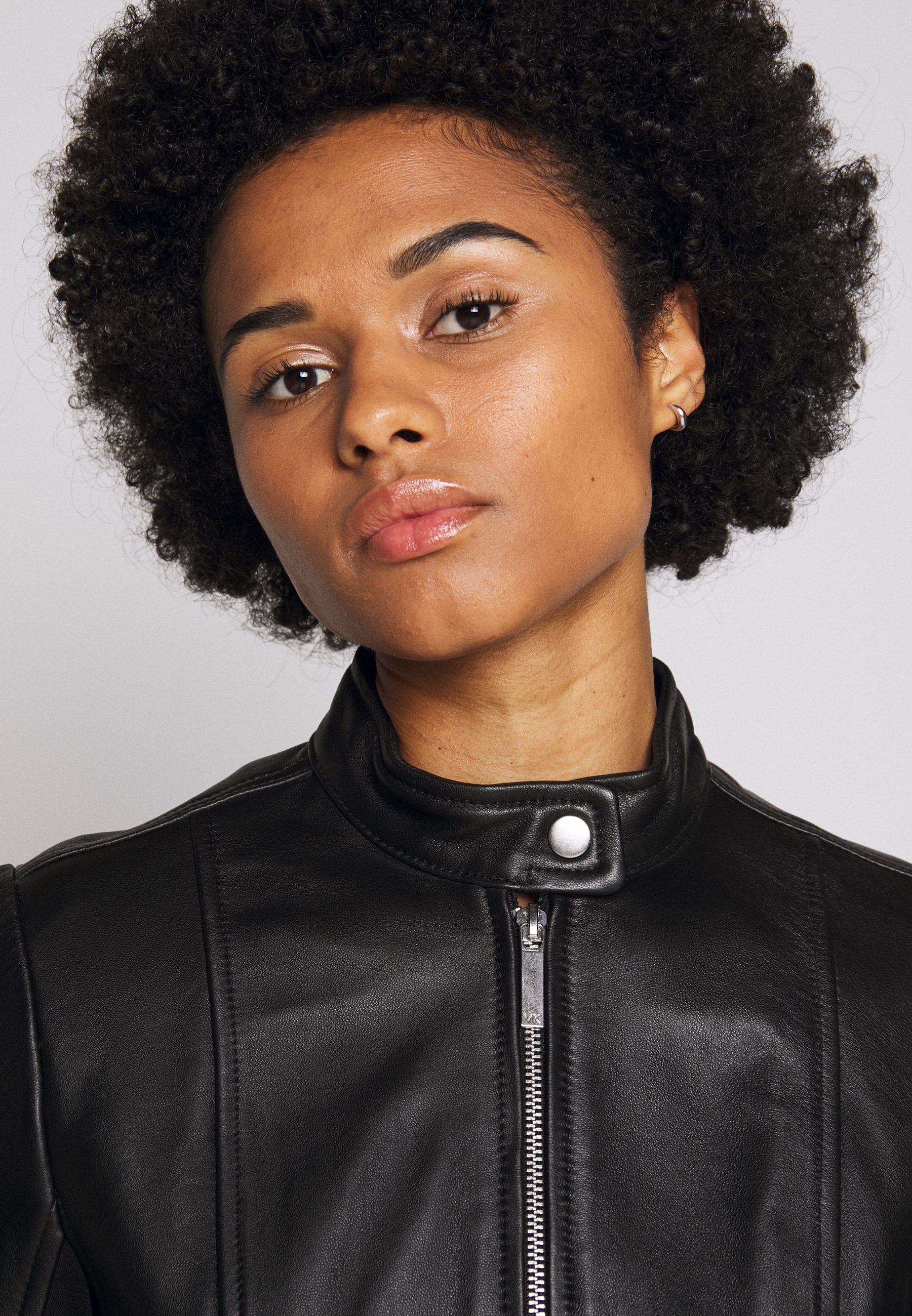 MICHAEL Michael Kors PONTI COMBO Skinnjakke black MICHAEL Michael Kors PONTI COMBO Skinnjakke black