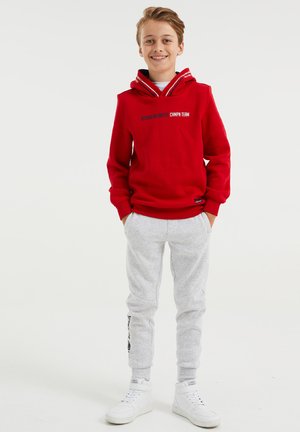 Bluza z kapturem - bright red