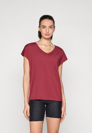 ONPAUB SMILA BAT LOOSE TOP - Sports T-shirts - rhododendron