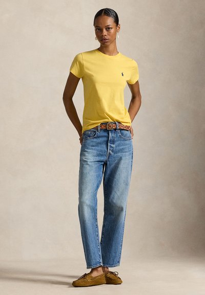Polo Ralph Lauren CLASSIC FIT COTTON JERSEY CREWNECK TEE - Βασικό μπλουζάκι - collegiate yellow