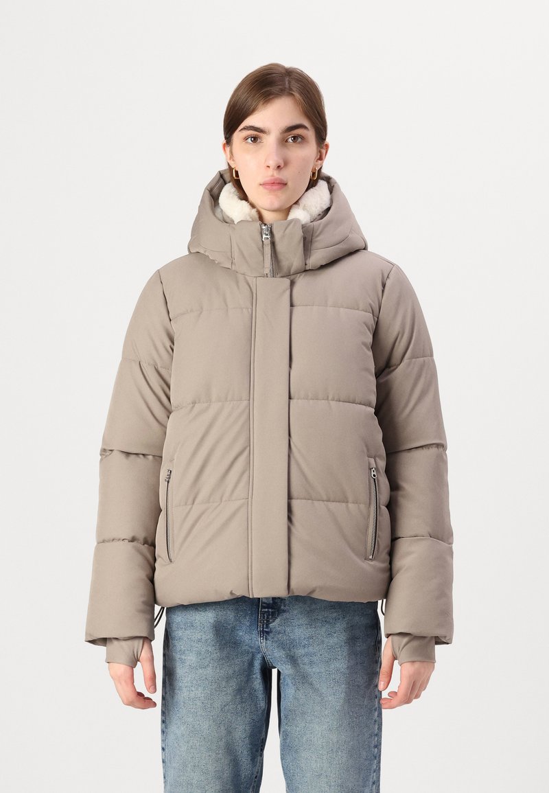 Hollister Co. ALL WEATHER PUFFER - Winter jacket - driftwood