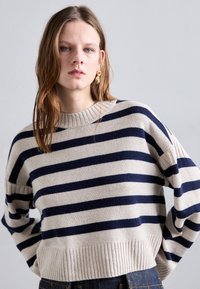 Vanessa Bruno ESTHER - Πουλόβερ - ecru/marine
