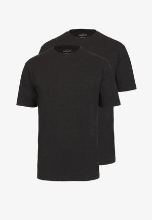 Hechter Paris 2 PACK - T-Shirt basic - schwarz