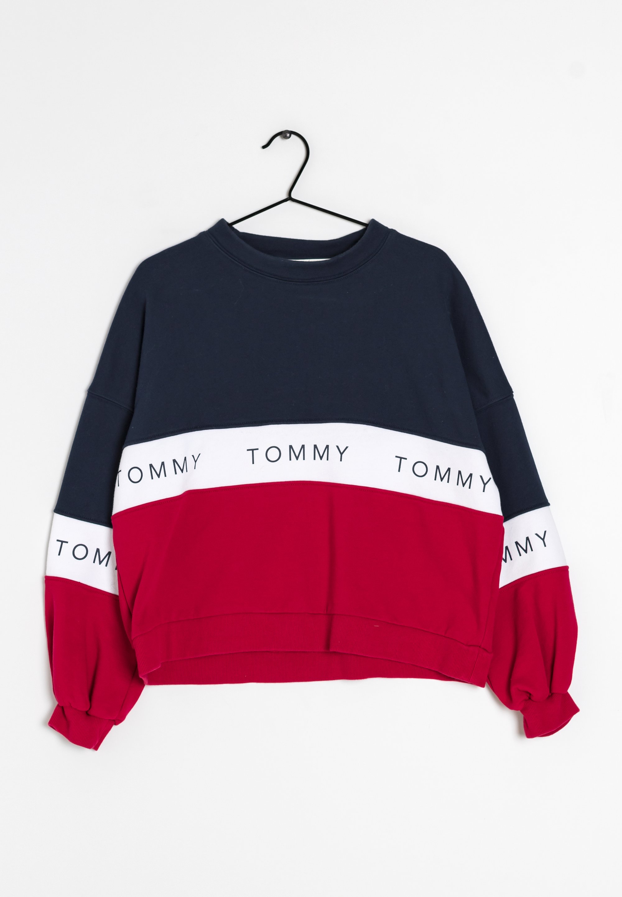 Tommy Jeans Sweatshirt blue, white, red/blau (Pre-owned) Zalando
