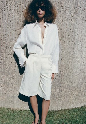 Mango, ADULT - Shorts - off white