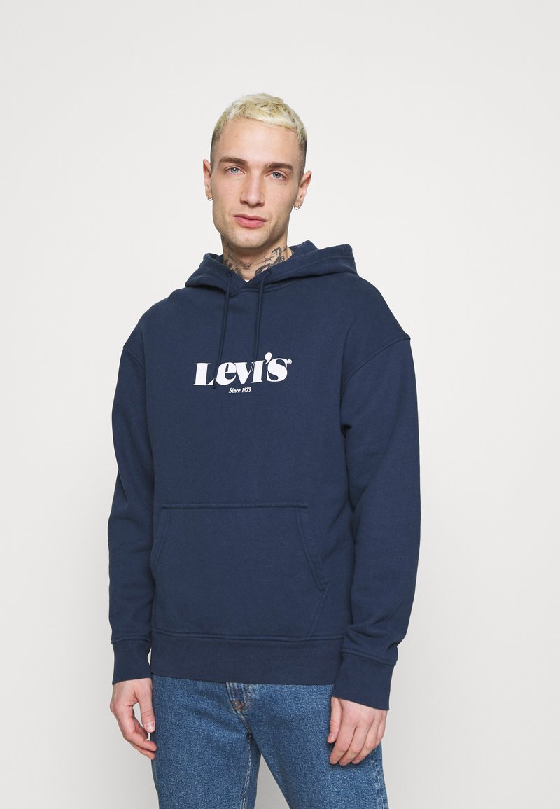 Levi's® RELAXED GRAPHIC - Felpa con cappuccio - blues