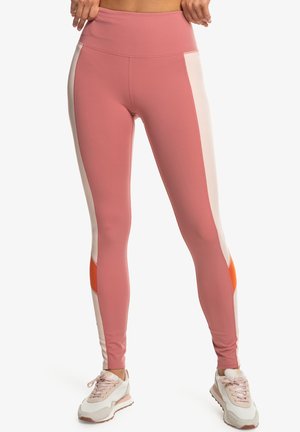 HEART INTO IT COLORBLOCK - Collants - dusty rose