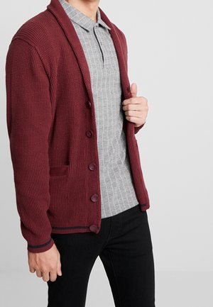 Chaqueta de punto - bordeaux