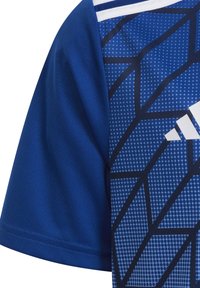 adidas Performance TEAM IC - T-shirt print - blau