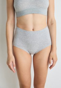Lindex SALLY SEAMLESS BRIEF HIGH 3 PACK - Onderbroeken - light grey