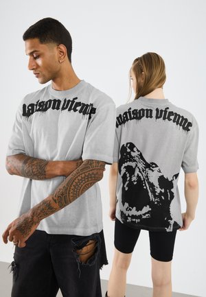 UNISEX - Print T-shirt - grey wash