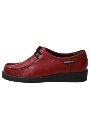 Chaussures à lacets - red