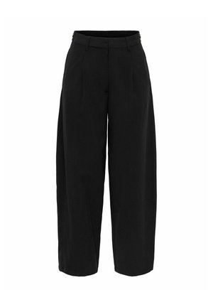 JDY, TROUSERS JDYMILENA TAPERED FIT TROUSERS - Pantalon classique - black