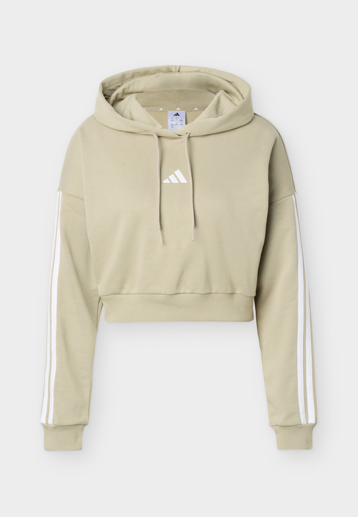 ESSENTIALS 3 STRIPES FRENCH TERRY CROPPED
