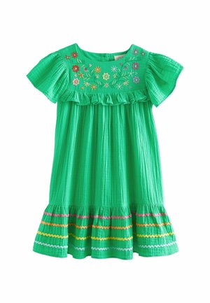 Little Bird FLORAL EMBROIDERED REGULAR FIT - Hverdagskjole - green