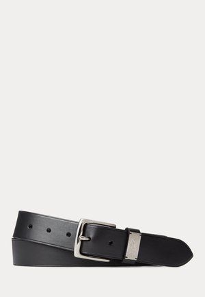 Polo Ralph Lauren, PONY-PLAQUE LEATHER BELT - Business opasok - black
