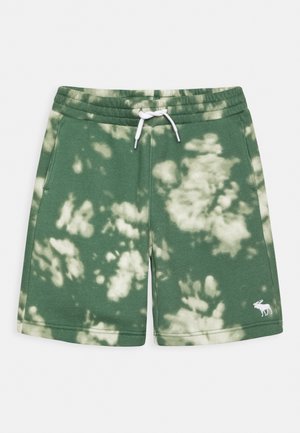 ESSENTIALS AT THE KNEE - Spodnie treningowe - green dye effect
