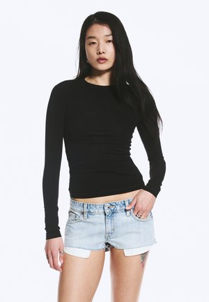 Weekday Pikkade varrukatega topp - black